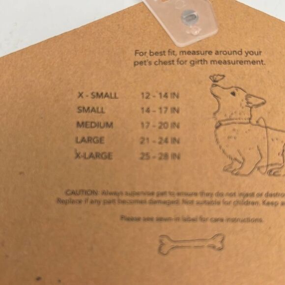 Rae Dunn TIS THE SEASON Dog Sweater Medium - Picture 2 of 2